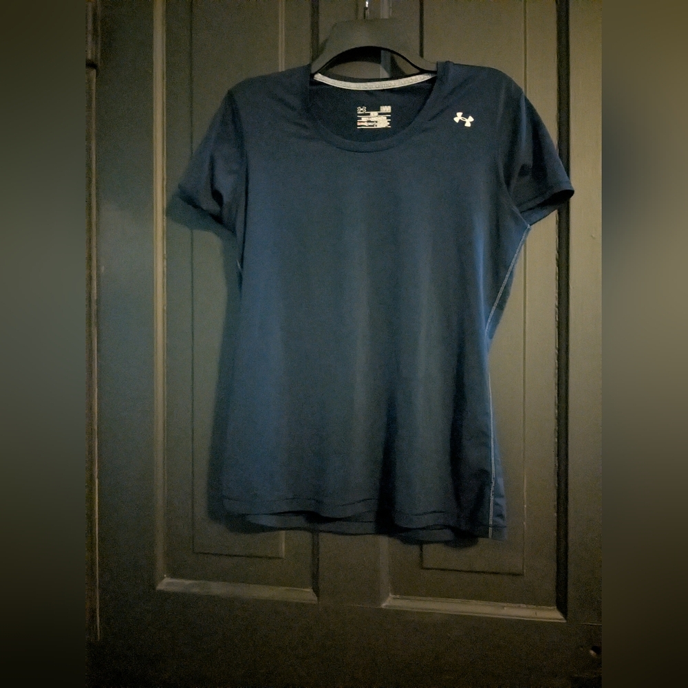 Under Armour Blue Fitted Short Sleeve T-Shirt